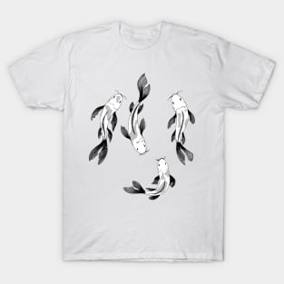 Hand drawn Koi fish design T-Shirt